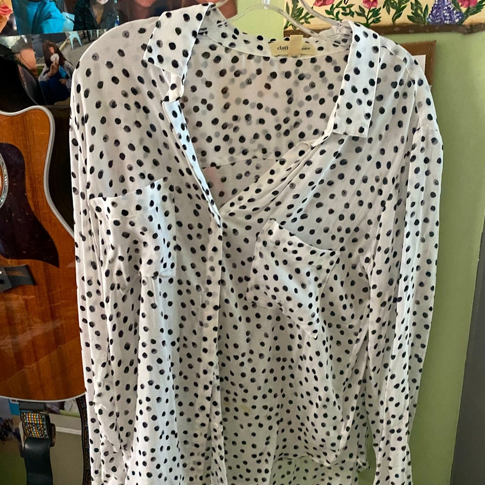 Blouse polka dot